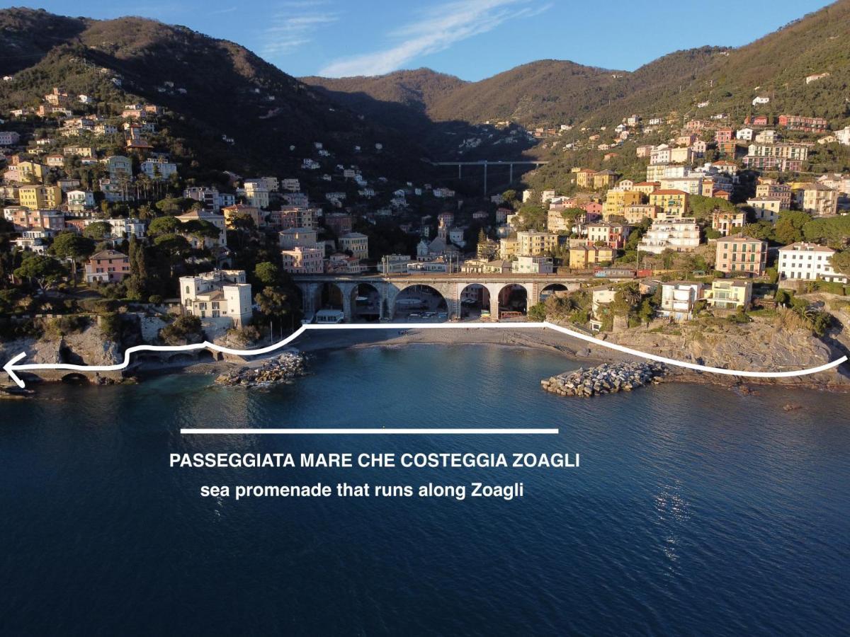 La Terrazza Sul Mare Διαμέρισμα Zoagli Εξωτερικό φωτογραφία